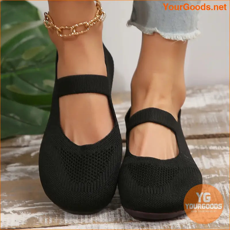 Comfortable Womens SlipOn Lightweight Mary Janes - YourGoods Online Shop