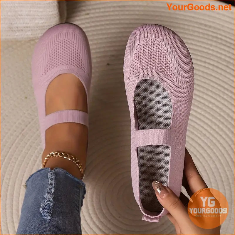 Comfortable Womens SlipOn Lightweight Mary Janes - YourGoods Online Shop