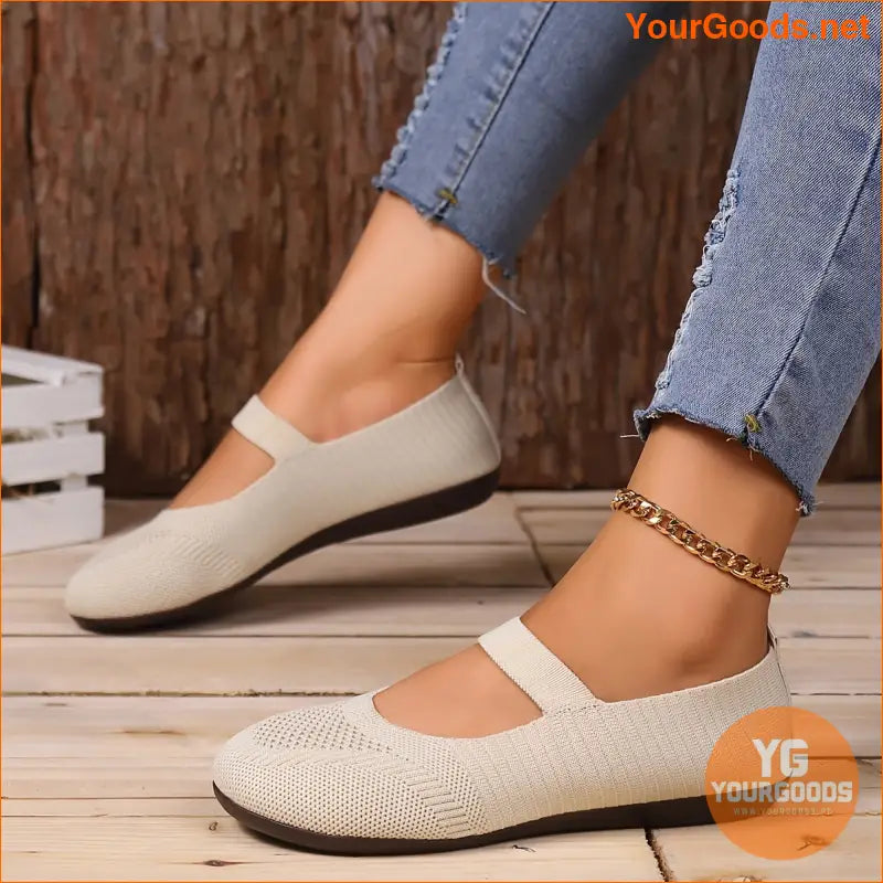 Comfortable Womens SlipOn Lightweight Mary Janes - YourGoods Online Shop