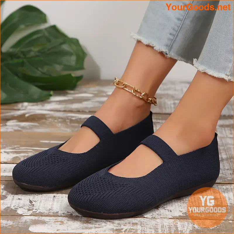 Comfortable Womens SlipOn Lightweight Mary Janes - YourGoods Online Shop