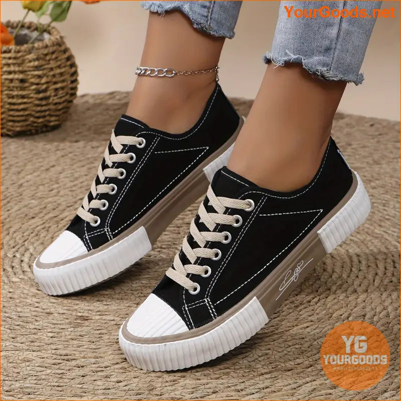 ComfortWalk Breathable SlipResistant Canvas Sneakers for Women - YourGoods Online Shop