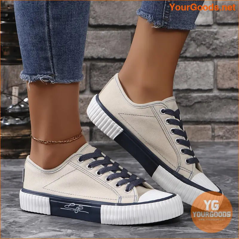 ComfortWalk Breathable SlipResistant Canvas Sneakers for Women - YourGoods Online Shop