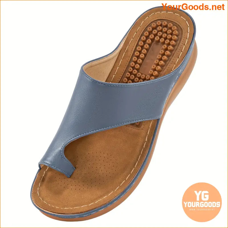 Comfy Womens Arch Support Massage Wedge Slides - YourGoods Online Shop