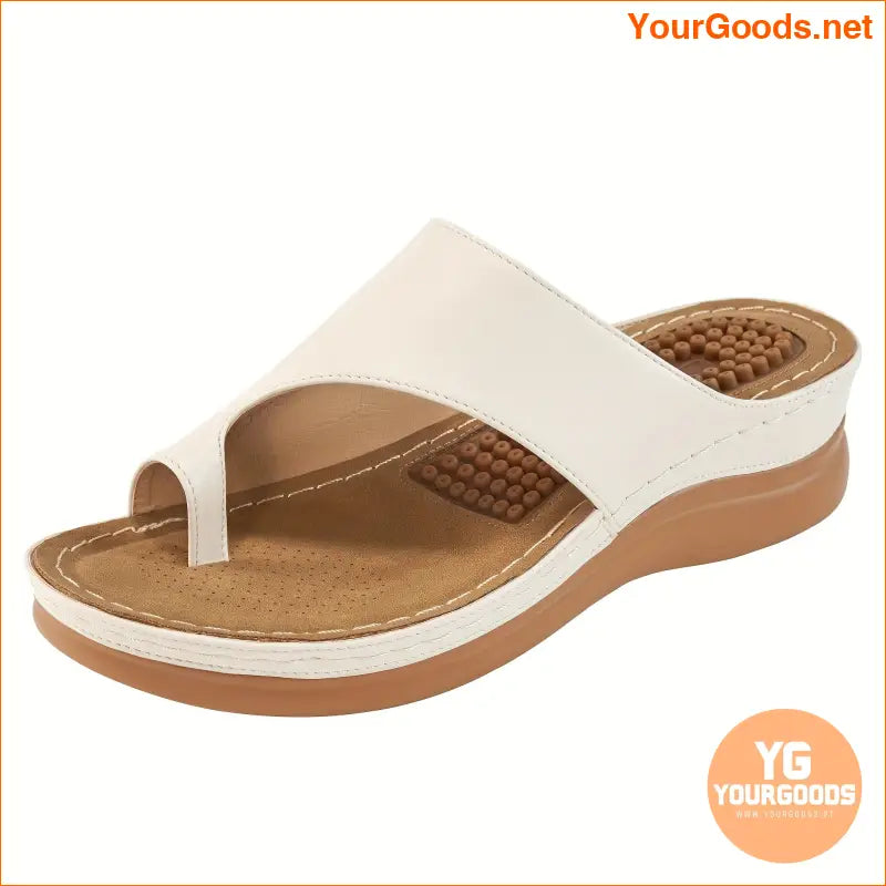 Comfy Womens Arch Support Massage Wedge Slides - YourGoods Online Shop