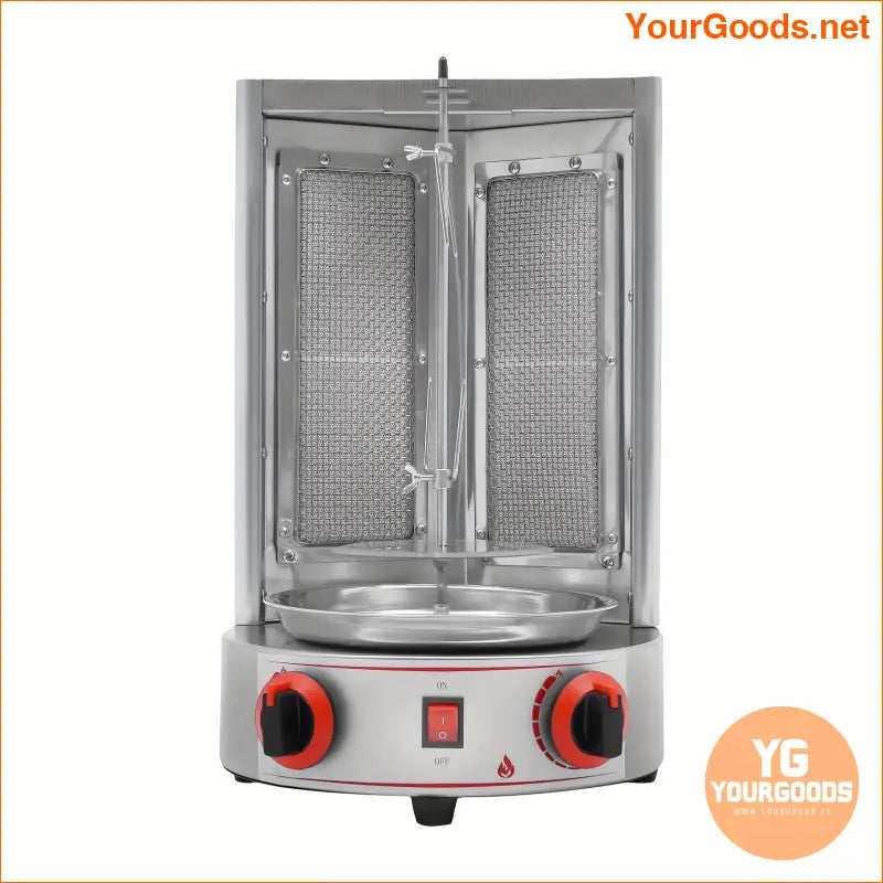 Commercial Stainless Steel Vertical Gas Broiler for Doner Kebab - YourGoods Online Shop