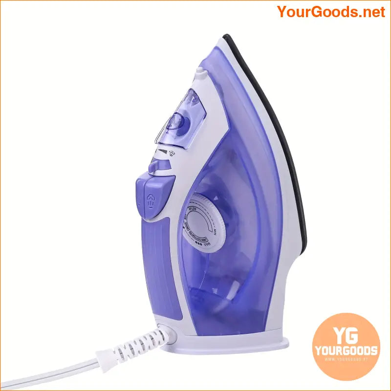 Compact 1200W Steam Iron with Non Stick Soleplate Adjustable Controls - YourGoods Online Shop