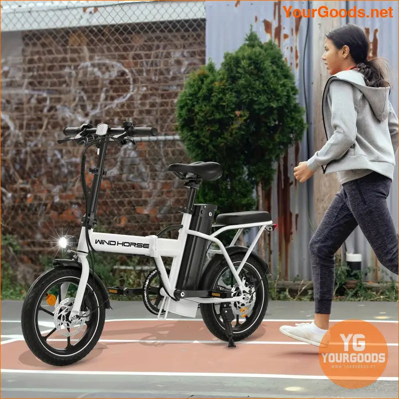 Compact 16 Electric Mountain Bike with 630W Motor - YourGoods Online Shop