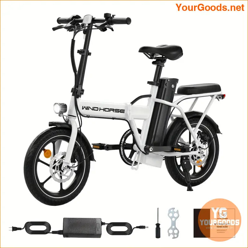 Compact 16 Electric Mountain Bike with 630W Motor - YourGoods Online Shop