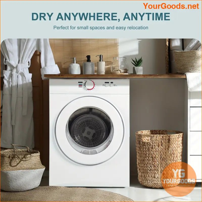 Compact 18 cuft Portable Clothes Dryer Ideal for Small Spaces - YourGoods Online Shop