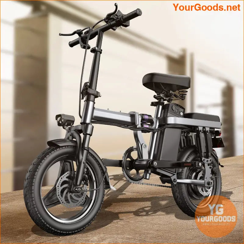 Compact 20 MPH Electric Bike 45 Mile Range Shock Absorption - YourGoods Online Shop