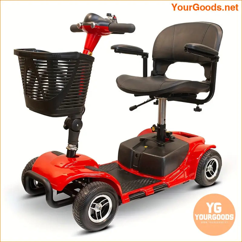 Compact 24V 12Ah High Performance 4Wheel Electric Scooter - YourGoods Online Shop