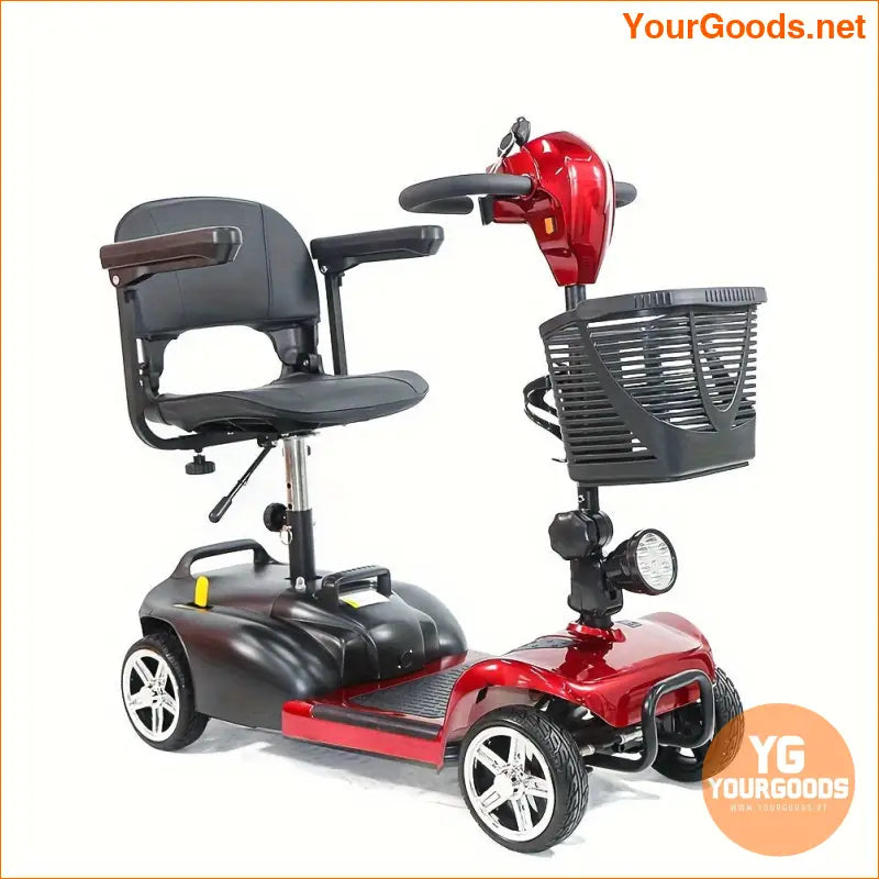 Compact 4 Wheel Mobility Scooter 24V 250W 330lb Capacity - YourGoods Online Shop