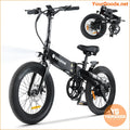 Compact 500W Electric Bike 45Mile Range 20MPH Speed - YourGoods Online Shop