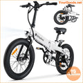 Compact 500W Electric Bike 45Mile Range 20MPH Speed - YourGoods Online Shop