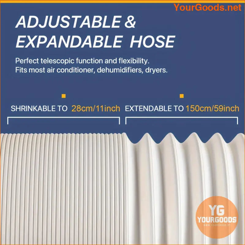 Compact 59 Air Conditioner Exhaust Hose 59 - YourGoods Online Shop