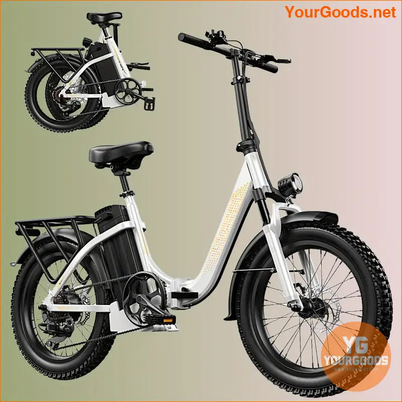 Compact 750W Foldable EBike with 48V Battery Fat Tires - YourGoods Online Shop