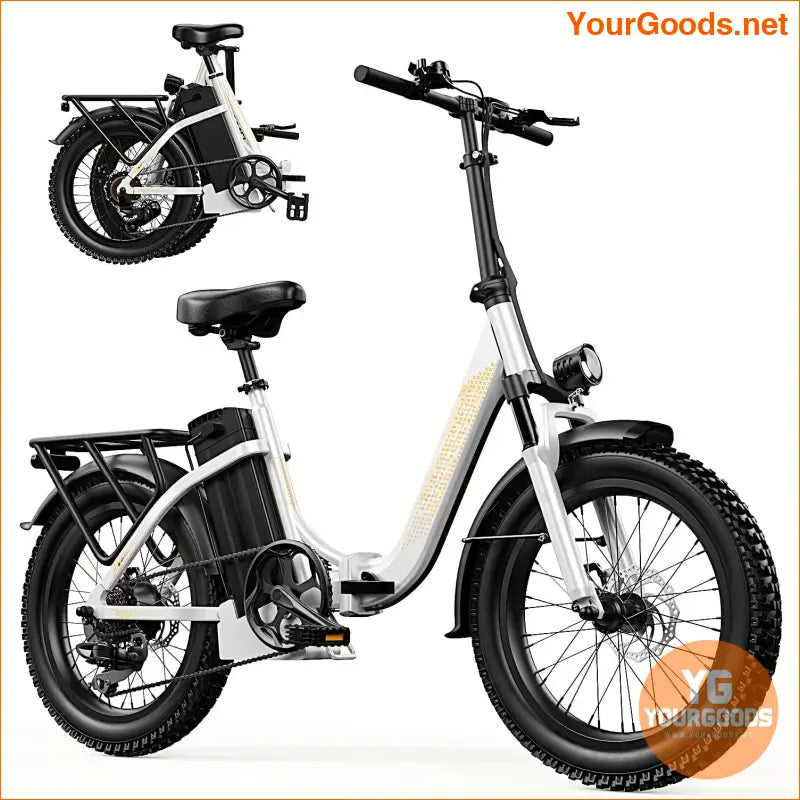 Compact 750W Foldable EBike with 48V Battery Fat Tires - YourGoods Online Shop