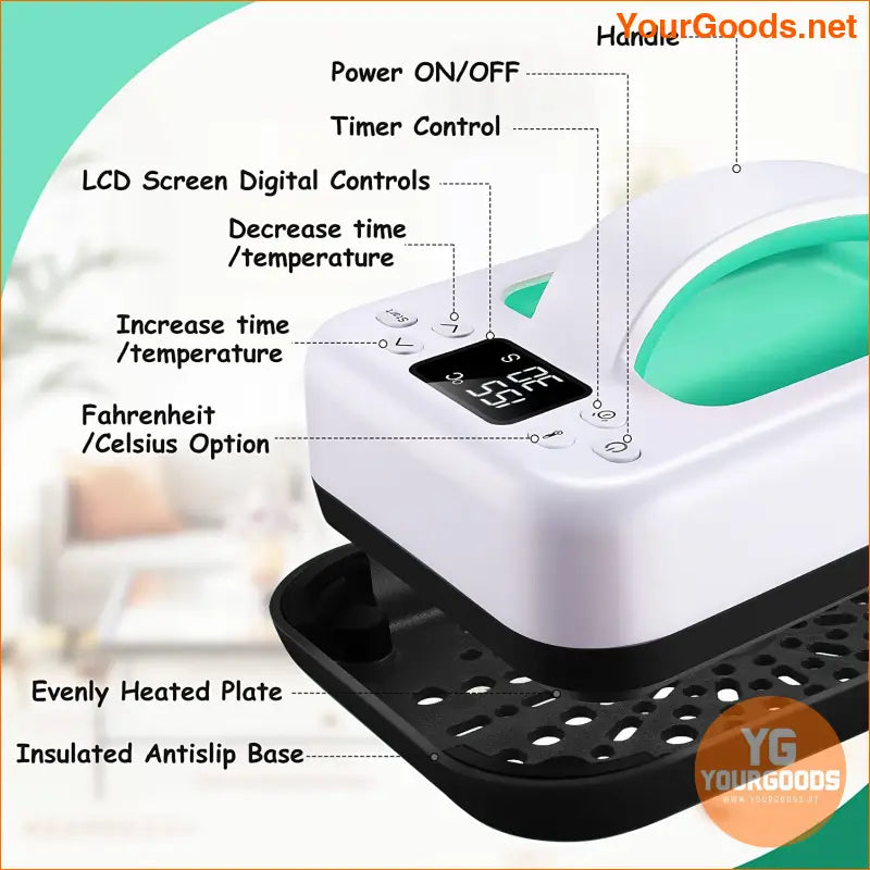 Compact 7x5 Heat Press Machine for HTV Sublimation - YourGoods Online Shop