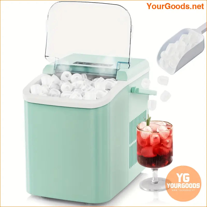 Compact Fast Ice Maker 265lbsDay SelfCleaning - YourGoods Online Shop