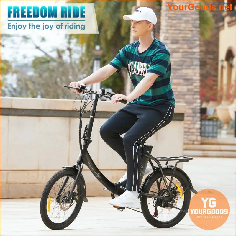 Compact Foldable Electric Bike 350W Motor 20mph - YourGoods Online Shop