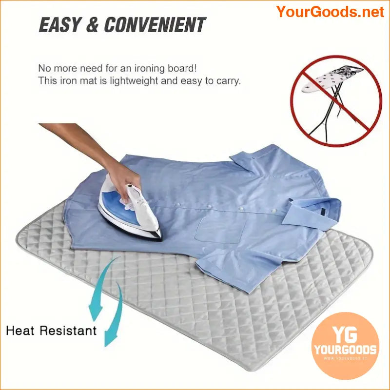 Compact Heat Resistant Portable Magnetic Ironing Mat - YourGoods Online Shop