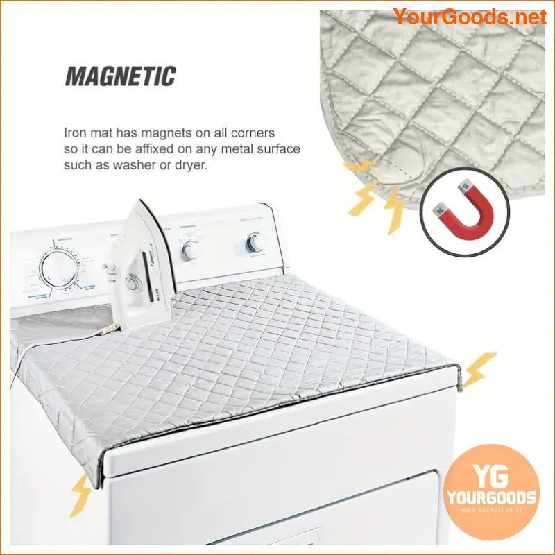 Compact Heat Resistant Portable Magnetic Ironing Mat - YourGoods Online Shop