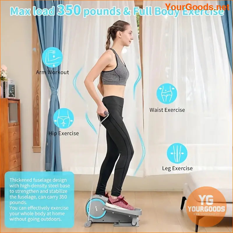 Compact Magnetic Under Desk Elliptical Leg Exerciser - YourGoods Online Shop