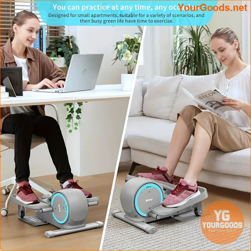 Compact Magnetic Under Desk Elliptical Leg Exerciser - YourGoods Online Shop