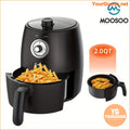 Compact MOOSOO Air Fryer with 50 Liners 100 Recipes - YourGoods Online Shop