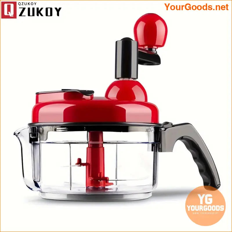 Compact MultiFunctional Manual Vegetable Chopper Mixer - YourGoods Online Shop