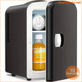 10L Compact Portable Mini Fridge White Glass Front - YourGoods Online Shop