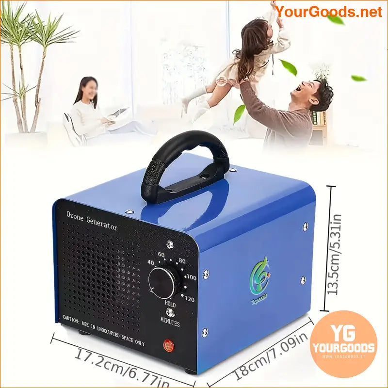 Compact Stainless Steel Ozone Air Purifier 110V 50300 Sq M - YourGoods Online Shop