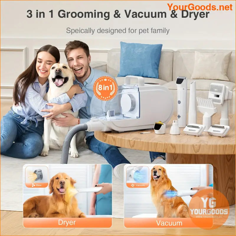 Comprehensive Pet Grooming Kit Clipper Dryer Nail Grinder Tools - YourGoods Online Shop