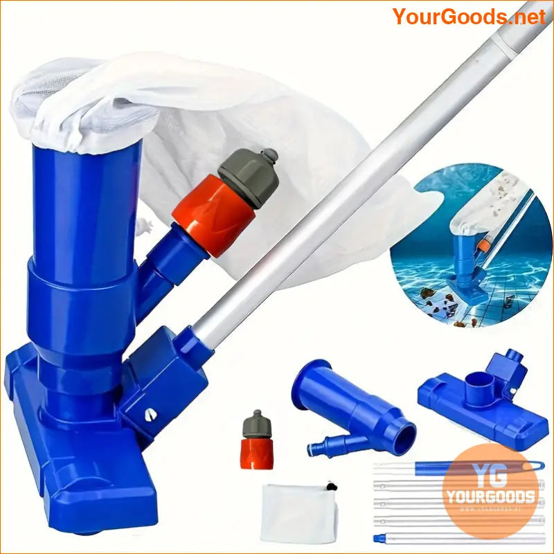 Comprehensive Pool Cleaning Kit with Portable Vacuum Brushes - YourGoods Online Shop