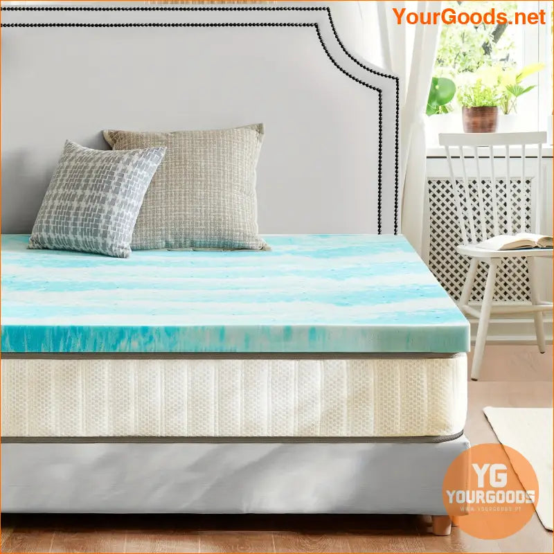 Cooling Gel Memory Foam Mattress Topper 3 Thick - YourGoods Online Shop