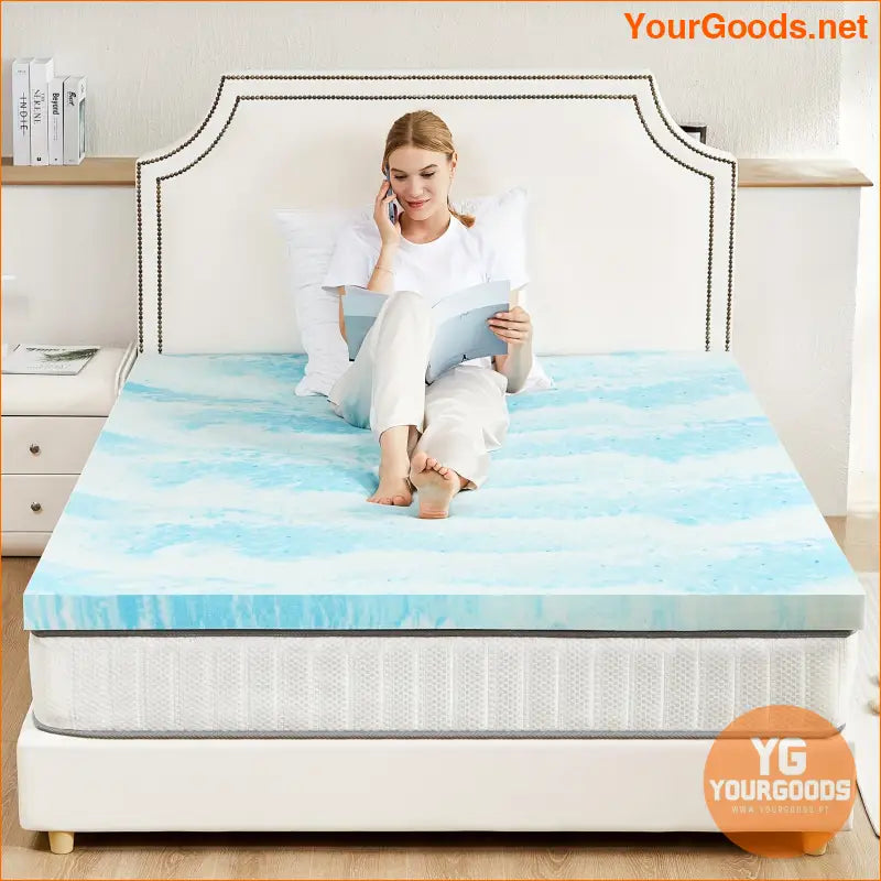 Cooling Gel Memory Foam Mattress Topper 3 Thick - YourGoods Online Shop