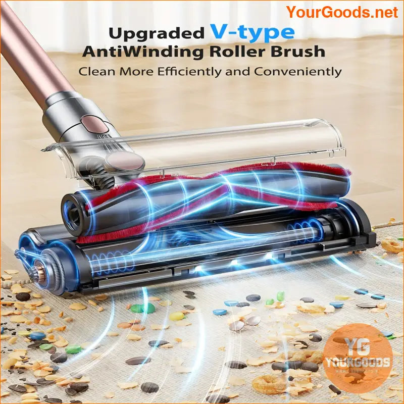 Cordless 500W Vacuum with 60min Runtime for Home Car - YourGoods Online Shop