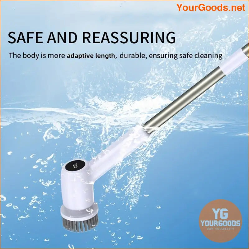 Cordless Electric Spin Scrubber with 7 Brush Heads - YourGoods Online Shop