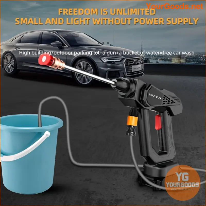 Cordless High Pressure Car Wash Gun 300w 30bar - YourGoods Online Shop