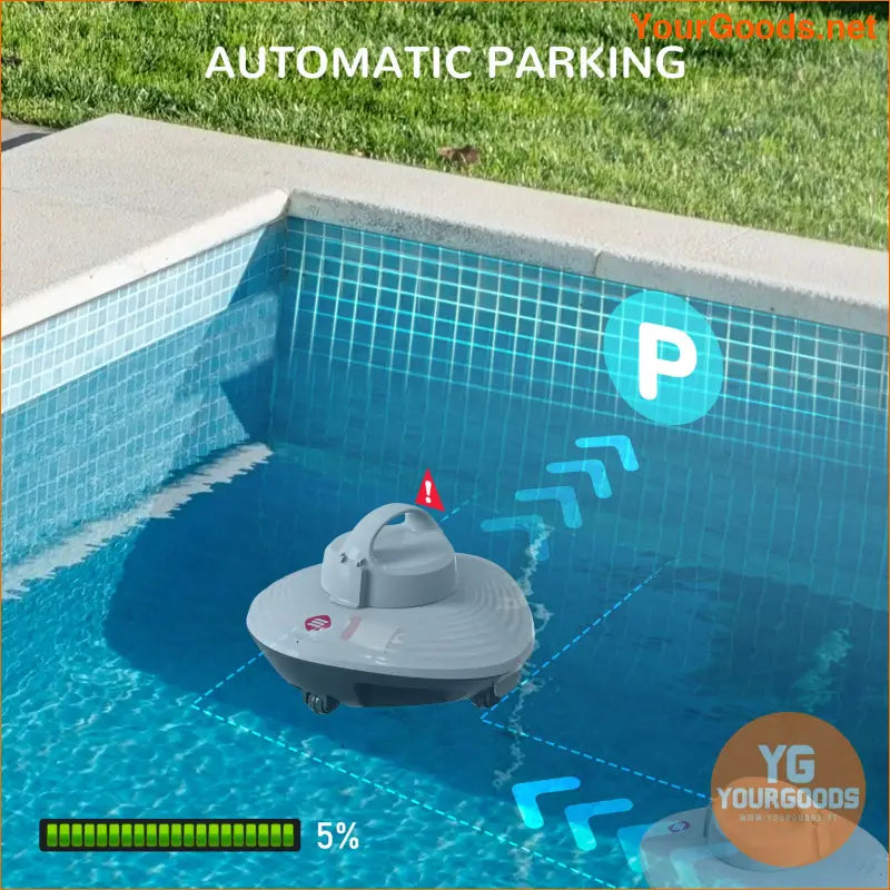 Cordless Robotic Pool Cleaner Grennix Automatic Vacuum - YourGoods Online Shop