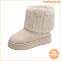 Cozy Womens Thermal NonSlip Winter Platform Boots - YourGoods Online Shop