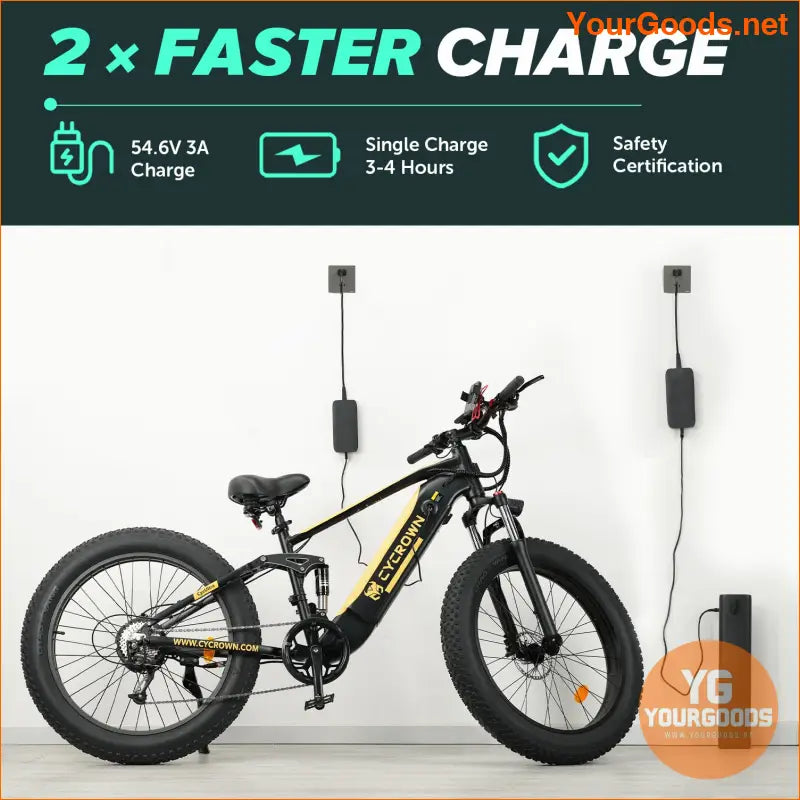 CycUltra 1500W Electric Bike 28 mph 85 Miles - YourGoods Online Shop