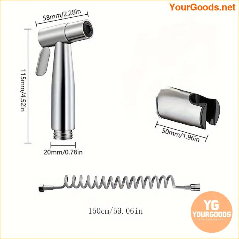 Deluxe 3Piece High Pressure Stainless Steel Shower Set - YourGoods Online Shop