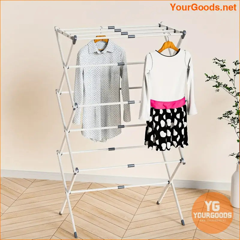 Deluxe Folding Clothes Drying Rack Portable Expandable Space Saving - YourGoods Online Shop