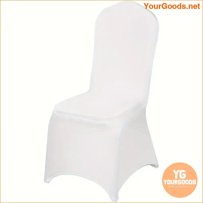 100pcs Deluxe Stretch White Chair Covers for Events - YourGoods Online Shop