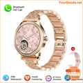 Diamond Studded Womens Smartwatch 2024 Fitness Bluetooth Call - YourGoods Online Shop