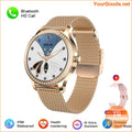 Diamond Studded Womens Smartwatch 2024 Fitness Bluetooth Call - YourGoods Online Shop