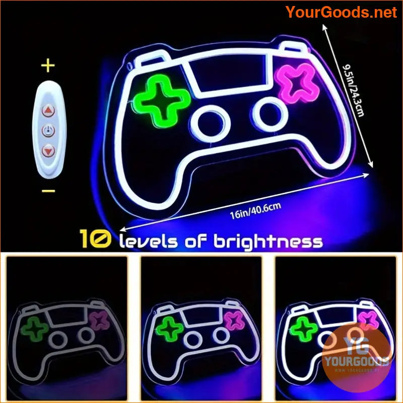 Dimmable Gaming Neon Sign Ideal Gamer Room Decor - YourGoods Online Shop