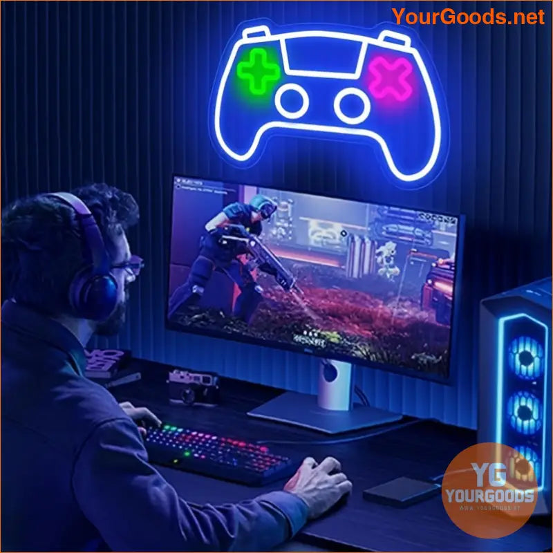 Dimmable Gaming Neon Sign Ideal Gamer Room Decor - YourGoods Online Shop