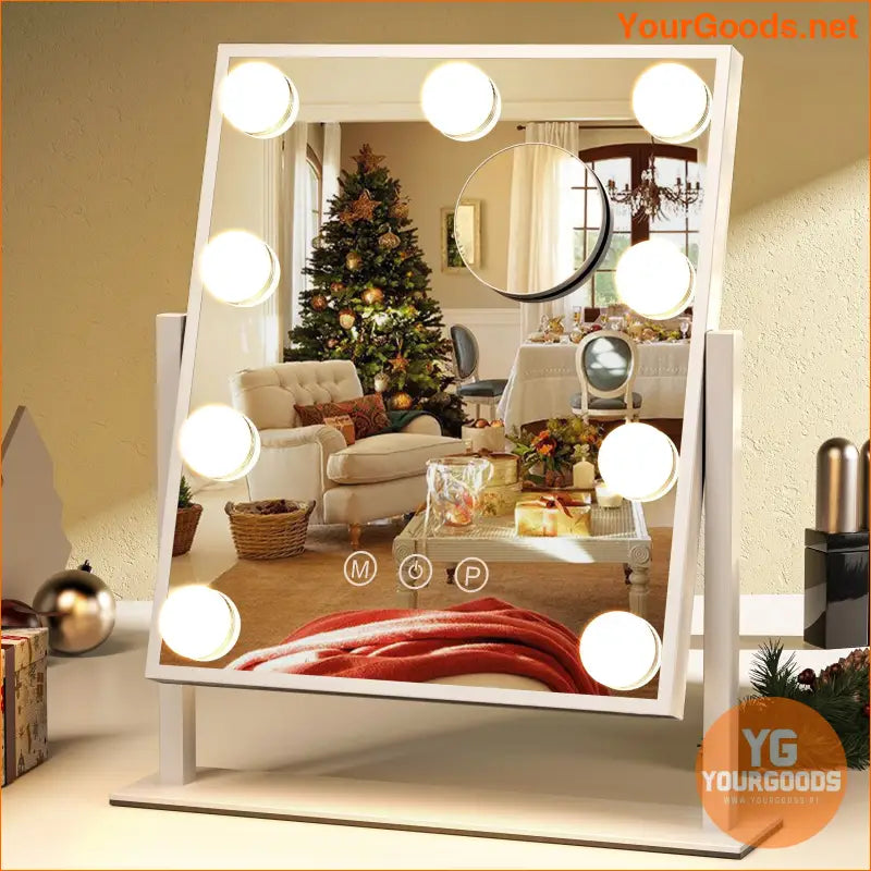 10 Bulb Dimmable LED Vanity Mirror Lights USB Adjustable Brightness - YourGoods Online Shop